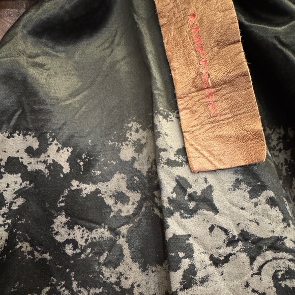 Men’s Empresa Brown Leather Jacket - Picture 6 of 6